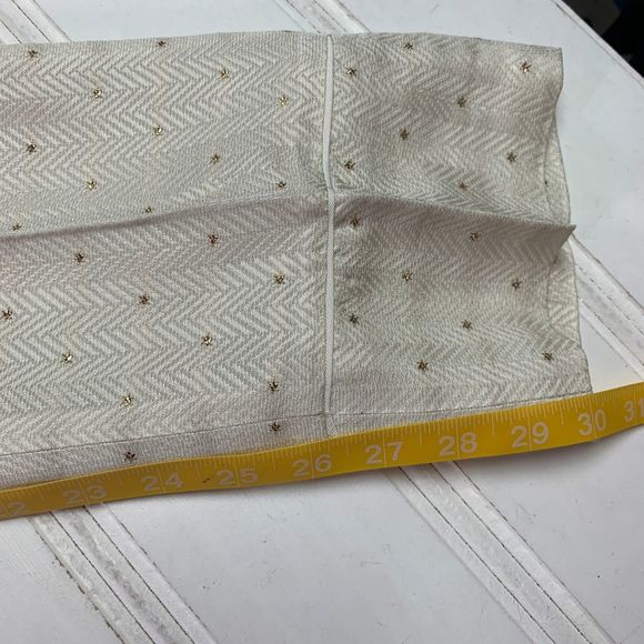 Zadig & Voltaire 36 Pist Jac Star Pants White Gold Star Pattern Trousers Career - Picture 7 of 9